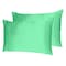 Homeroots 20 x 40 in. Green Dreamy Silky Satin King Size Pillowcases 387848 - alternate 4